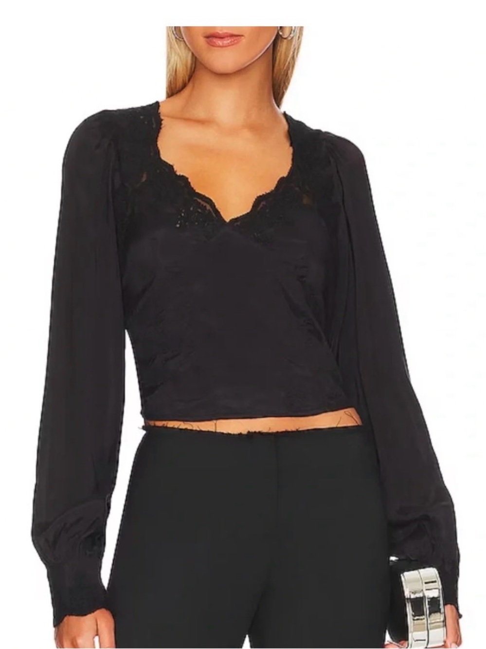 Janelle Lace Top in Black
FREE PEOPLE